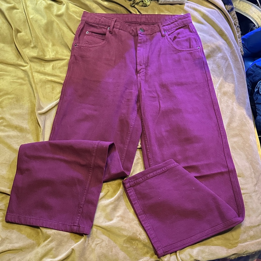 American Vintage Purple Straight Leg Jeans